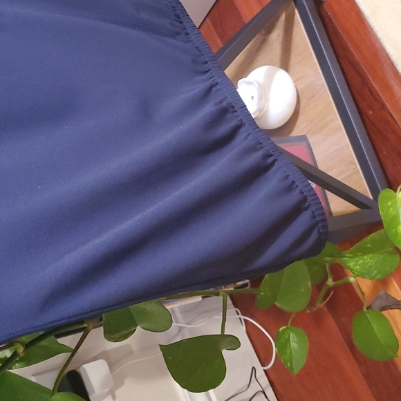 Chicos beekaboo sleeve navy blue top - Picture 4 of 6